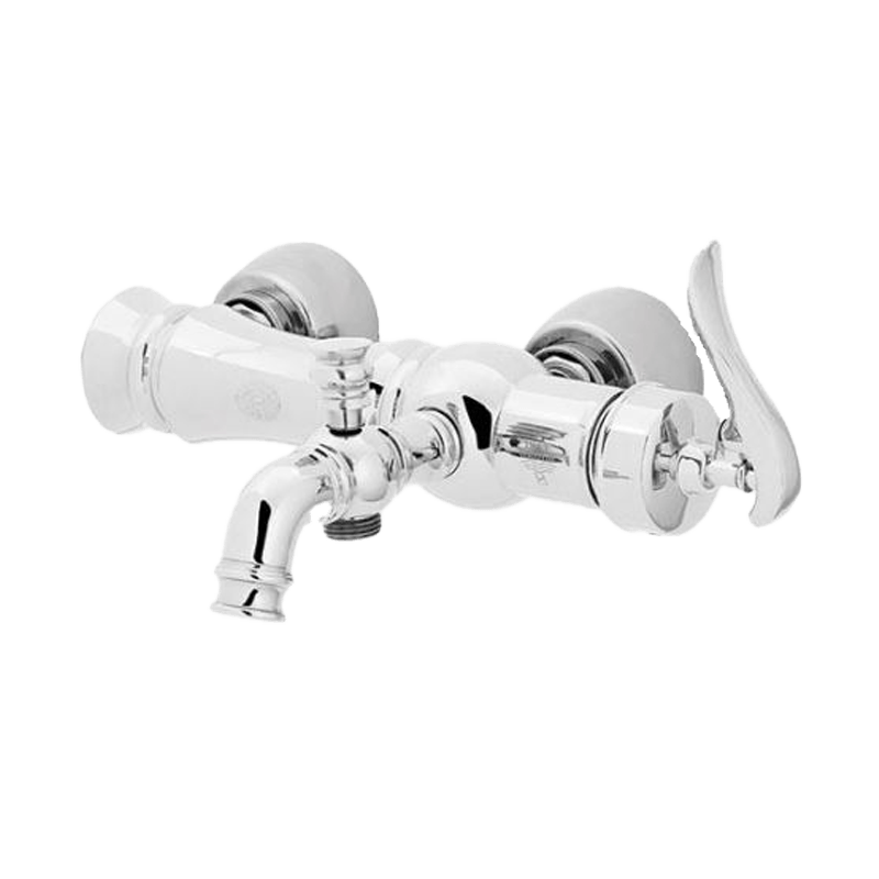 Byzantium-chrome-lever-shower-faucet.png شیر دوش حمام ایران گروه مدل اهرمی بیزانس کروم