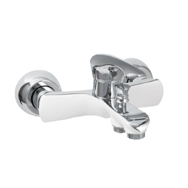 Rashin-bathroom-shower-faucet-Tiffany-lever-model-white-chrome.png شیر دوش حمام راشین مدل اهرمی تیفانی سفید کروم