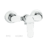 شیر توالت راشین مدل اهرمی ناتولی کروم