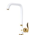 شیر ظرفشویی پارسیان مدل رویال سفید طلایی