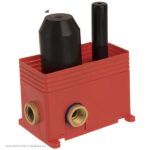 شیر حمام مرکزی توکار کی دبلیو سی مدل Ava