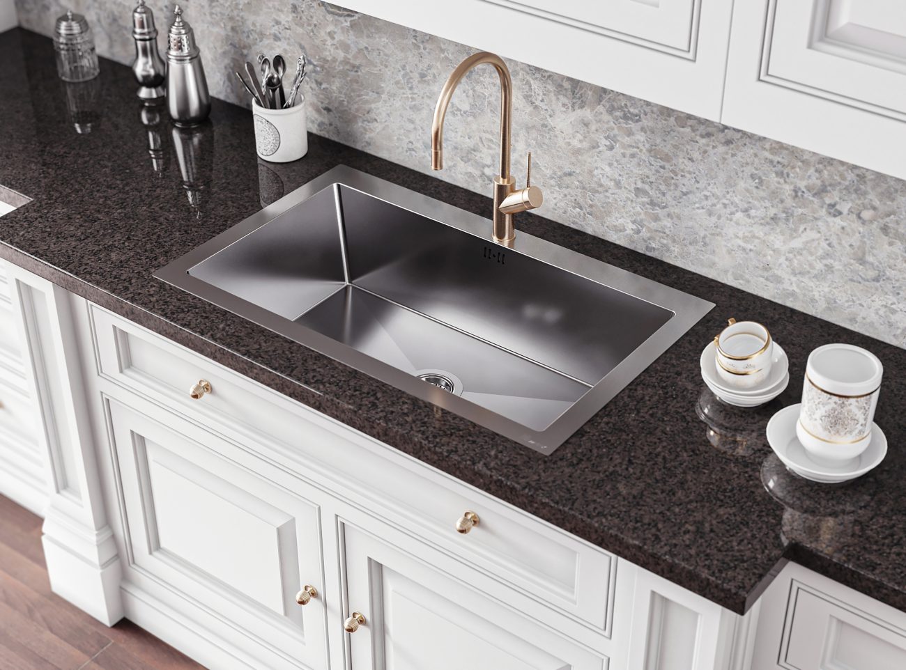 724-1-sBimax built-in stainless steel sink, model 724 ۱caled سینک توکار استیل بیمکث مدل ۷۲۴