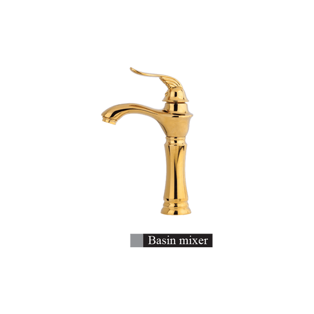 Alvand Lisa golden model faucet ست شیرآلات الوند مدل لیزا طلایی - Image 3