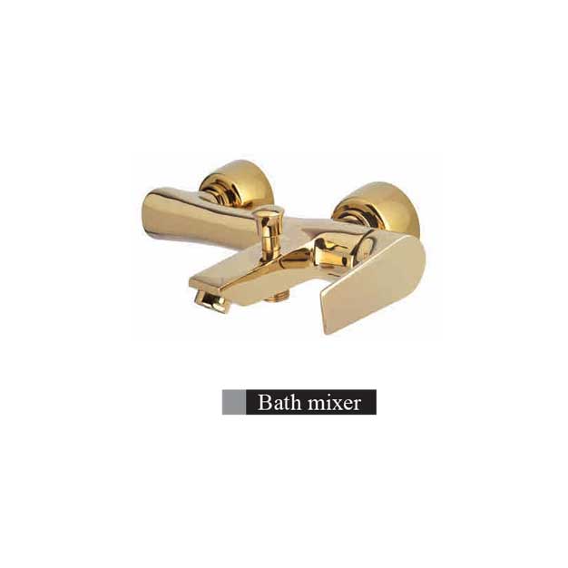 Alvand bathroom faucet, Dana model, golden شیر حمام الوند مدل دنا طلایی