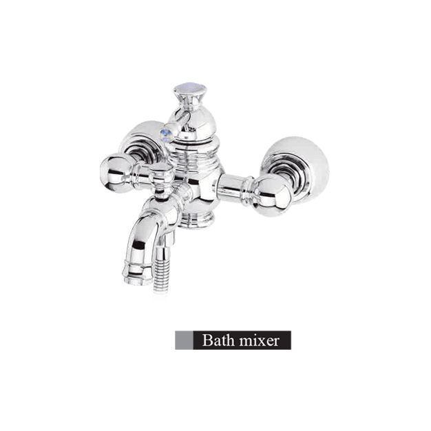 Alvand bathroom faucet Eliza chrome model شیر حمام الوند مدل الیزه کروم