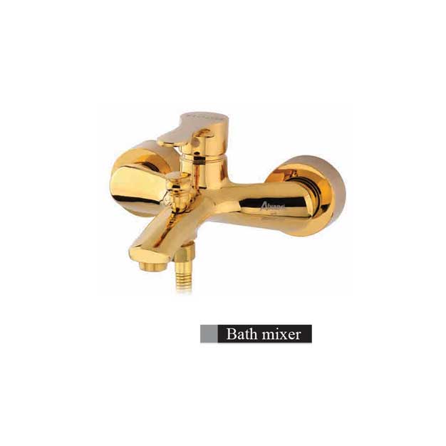 Alvand bathroom faucet, Golden Sea model- شیر حمام الوند مدل دریا طلایی
