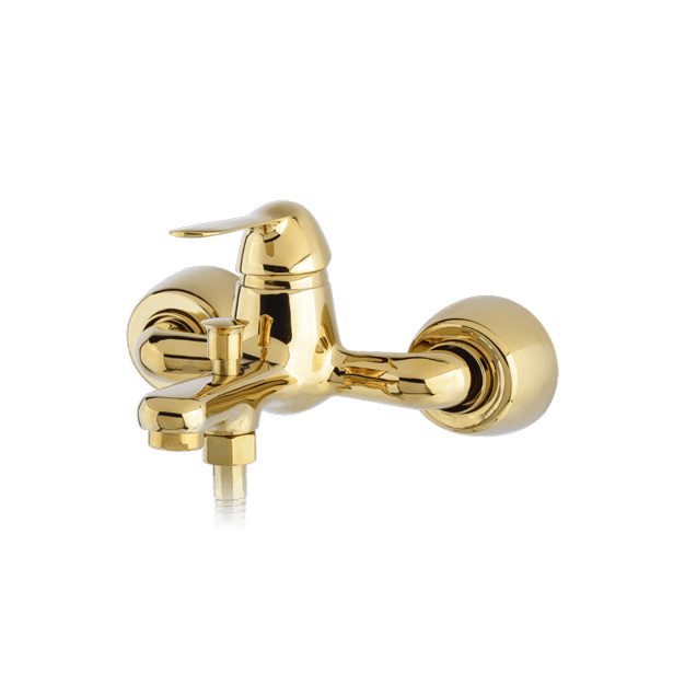 Alvand bathroom faucet, Nika Golden model شیر حمام الوند مدل نیکا طلایی