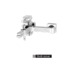 شیر حمام الوند مدل پاسارگاد کروم