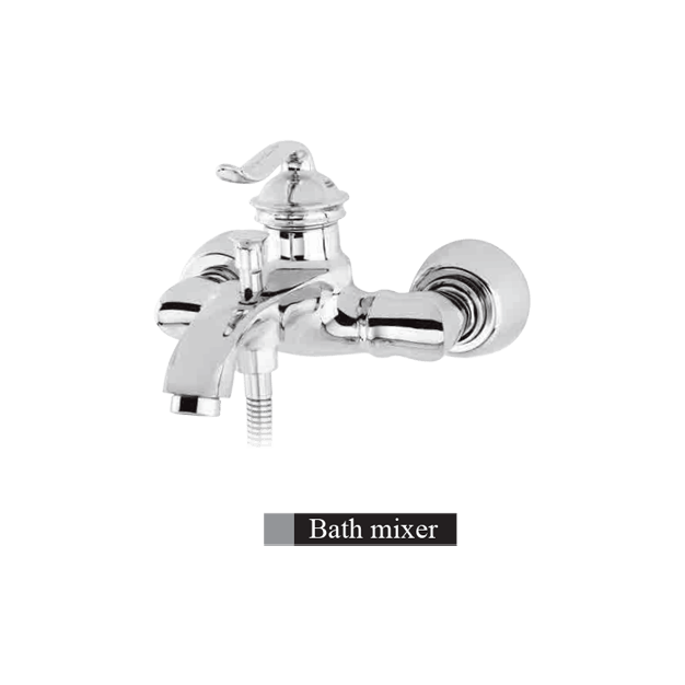 Alvand bathroom faucet, bamboo model, chrome شیر حمام الوند مدل بامبو کروم