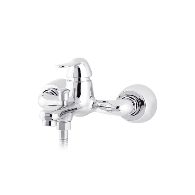 Alvand bathroom faucet model Nika Chrome شیر حمام الوند مدل نیکا کروم