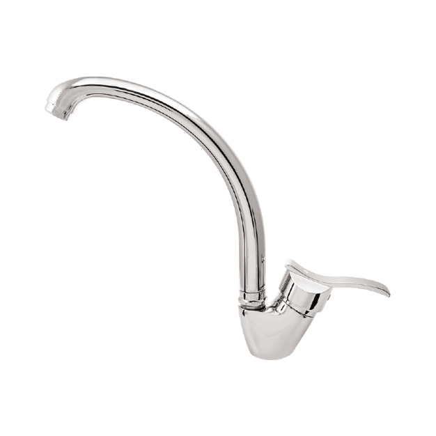 Alvand dynamic chrome kitchen faucet شیر آشپزخانه الوند مدل پویا کروم