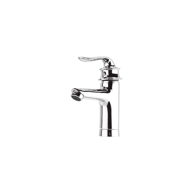 Alvand faucet, Iris chrome model شیر روشویی الوند مدل زنبق کروم