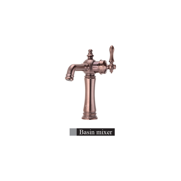 Alvand faucet Venus rose gold model شیر روشویی الوند مدل ونوس رزگلد