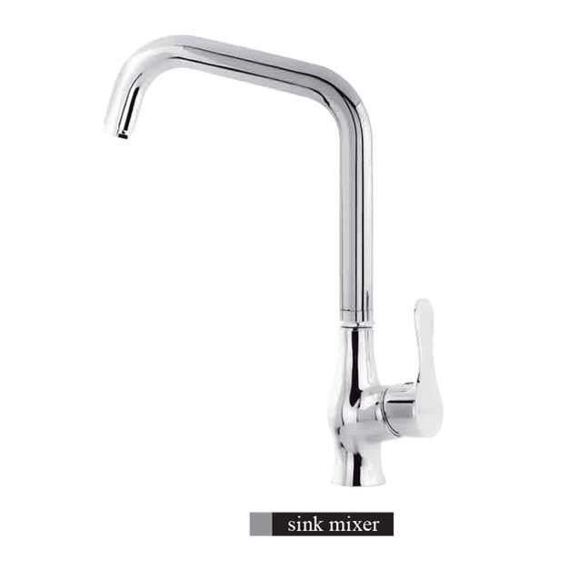 Alvand kitchen faucet, Darya chrome model شیر آشپزخانه الوند مدل دریا کروم