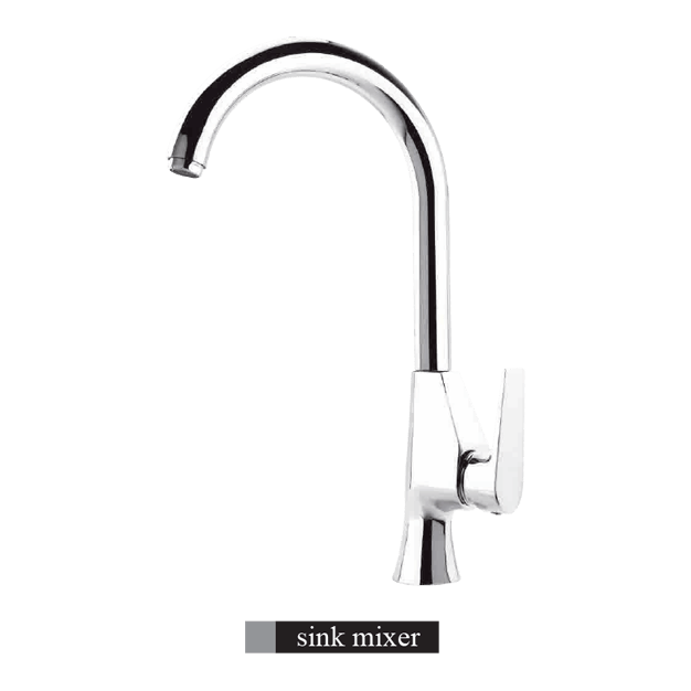 Alvand kitchen faucet, Dena Chrome model شیر آشپزخانه الوند مدل دنا کروم