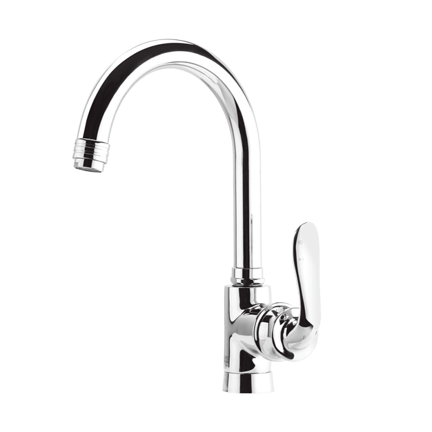 Alvand kitchen faucet, Iris model, chrome شیر آشپزخانه الوند مدل زنبق کروم