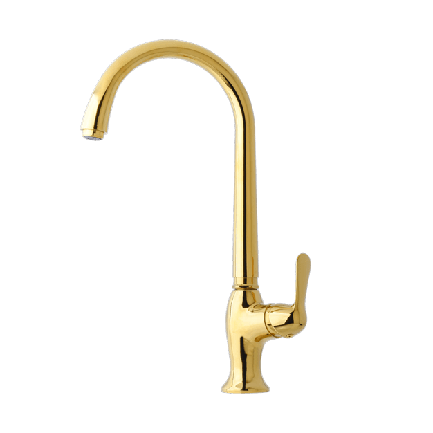 Alvand kitchen faucet, Nika Golden model شیر آشپزخانه الوند مدل نیکا طلایی