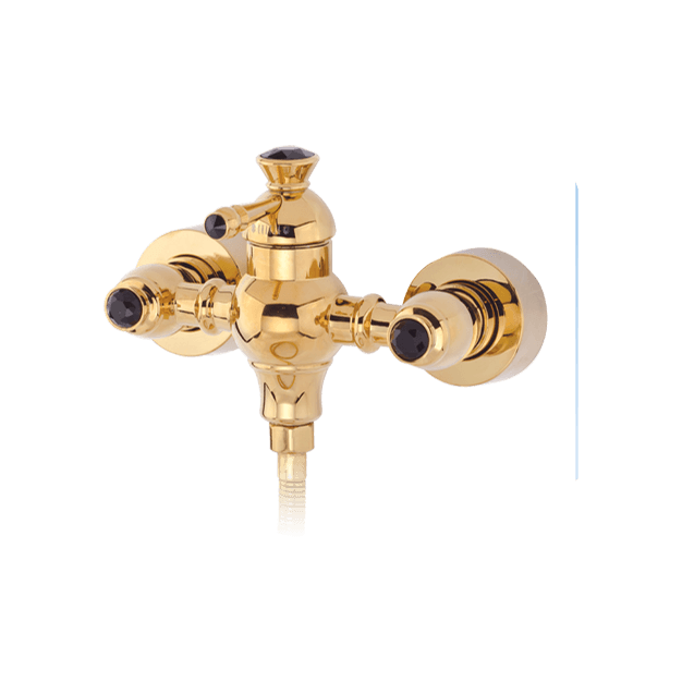 Alvand toilet faucet, Lion model, Golden شیر توالت الوند مدل لیون طلایی