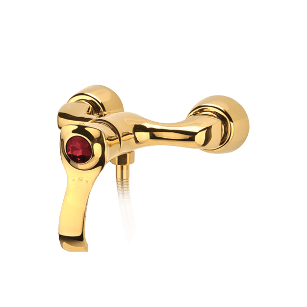 Alvand toilet faucet golden diamond model شیر توالت الوند مدل الماس طلایی