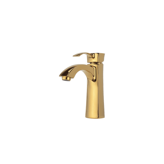 Alvand washbasin faucet, Atlas Golden model شیر روشویی الوند مدل اطلس طلایی