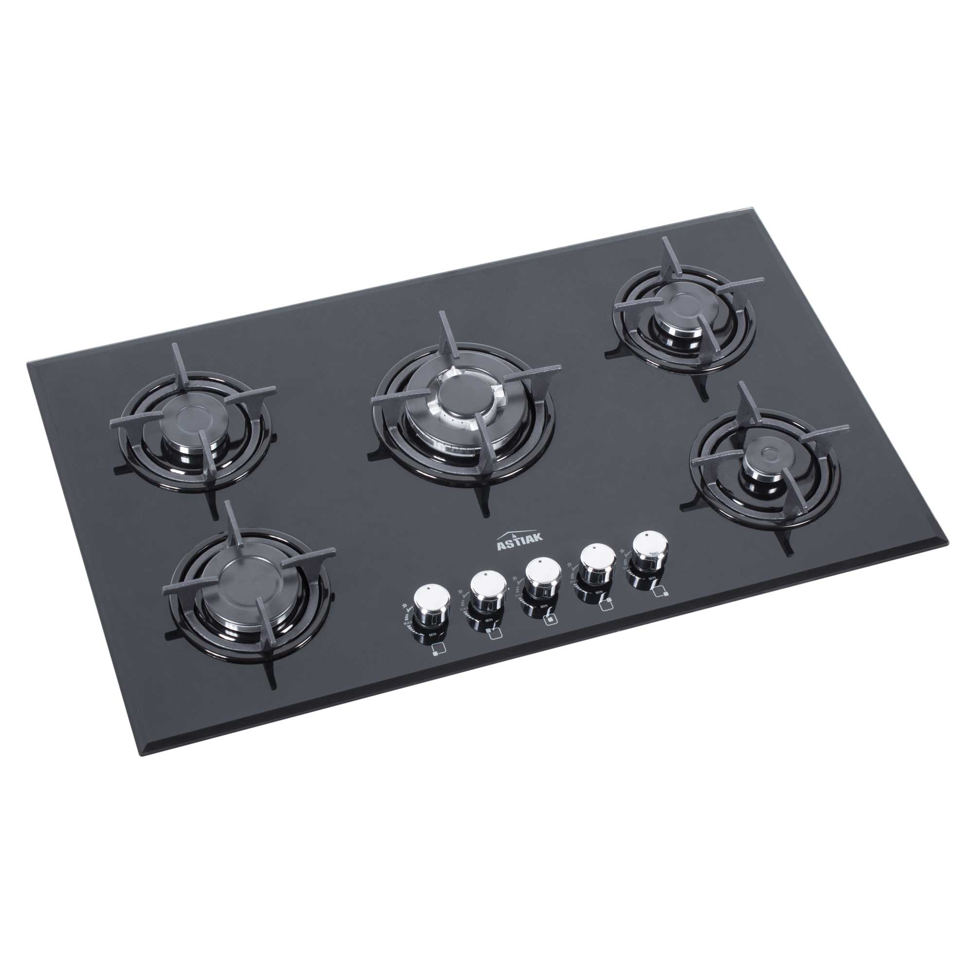 Astyak glass gas stove model G 501 اجاق گاز شیشه ای آستیاک مدل G ۵۰۱