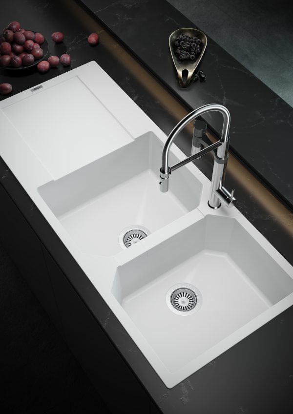 Bimax granite built-in sink, model 4606 4 سینک توکار گرانیتی بیمکث مدل ۴۶۰۶