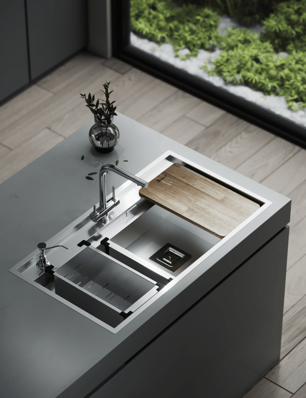 Bimax stainless steel sink model 4702 9 سینک استیل بیمکث مدل ۴۷۰۲