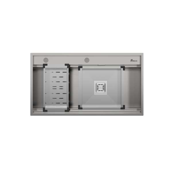 Bimax stainless steel sink model 4702 سینک استیل بیمکث مدل ۴۷۰۲