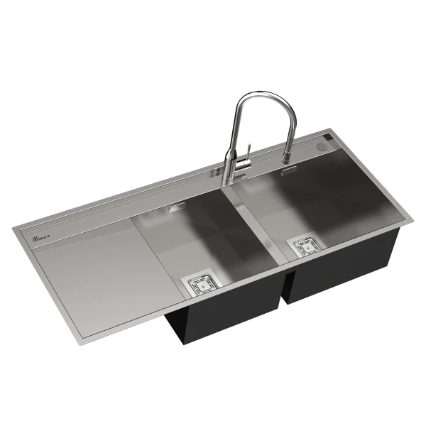 Bimax stainless steel sink model 4704. سینک استیل بیمکث مدل ۴۷۰۴