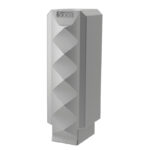 جا مایع صبا مدل مینا نقره ای متالیک