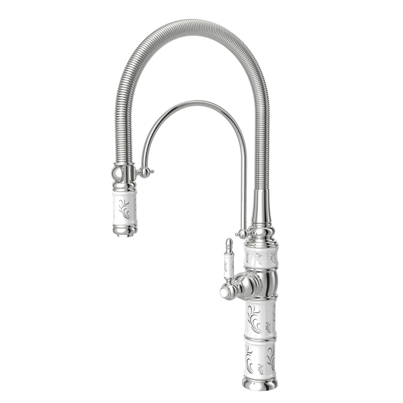 Tokyo-kitchen2-800x800 شیر آشپزخانه کسری مدل توکیو سفید کروم - Image 1