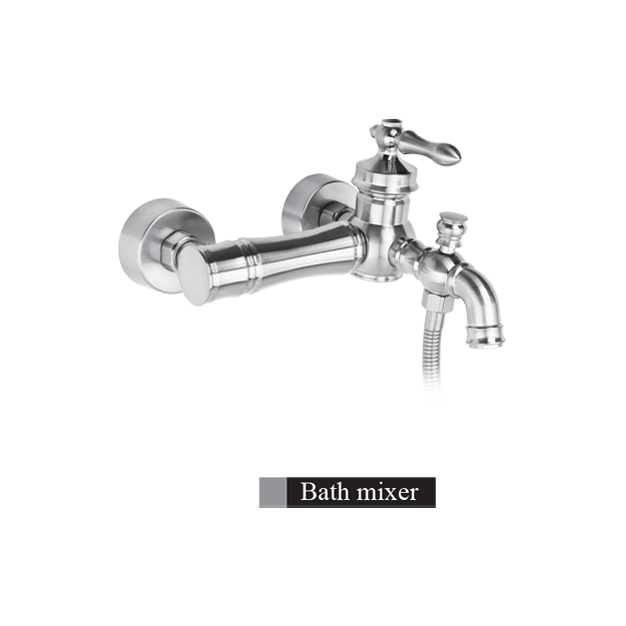 alvand bathroom faucet, Venus model, chrome matt شیر حمام الوند مدل ونوس کروم مات