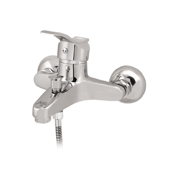 alvand bathroom faucet dynamic chrome model شیر حمام الوند مدل پویا کروم