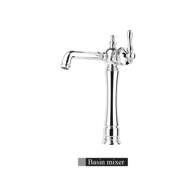 alvand faucet Venus chrome model (long base) شیر روشویی الوند مدل ونوس کروم (پایه بلند) - Image 1