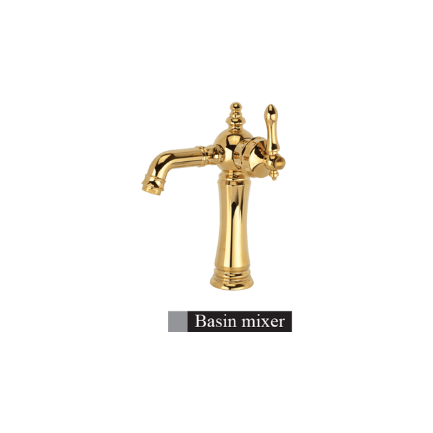 alvand faucet, Venus model, golden ست شیرآلات الوند مدل ونوس طلایی - Image 3