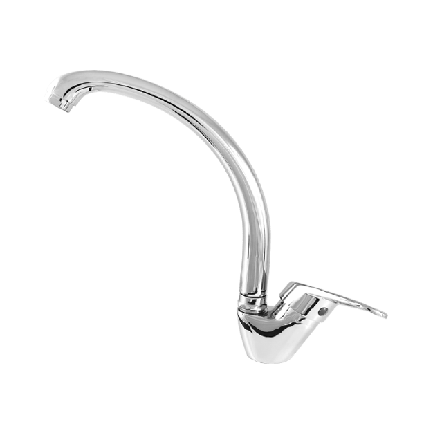 alvand kitchen faucet, chrome oyster model شیر آشپزخانه الوند مدل صدف کروم