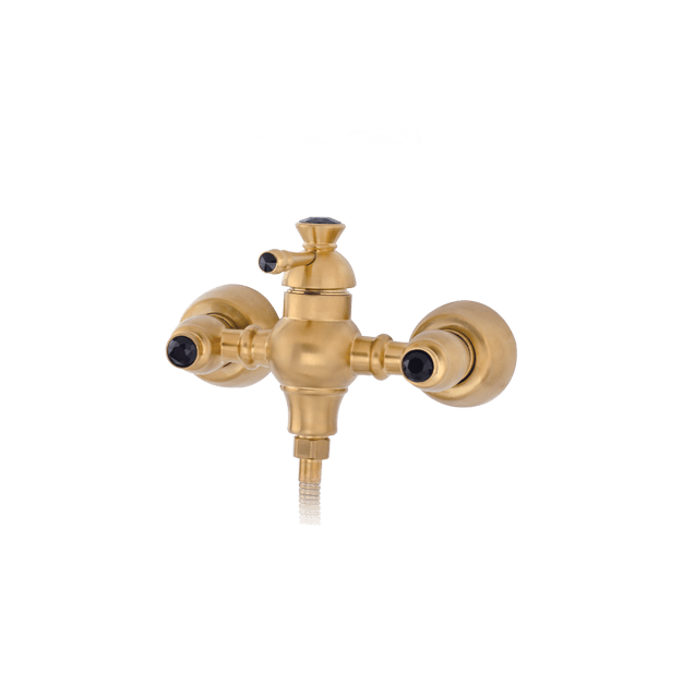 alvand toilet faucet, Lion model, matte golden شیر توالت الوند مدل لیون طلایی مات