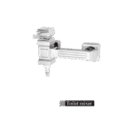 شیر توالت الوند مدل پاسارگاد کروم