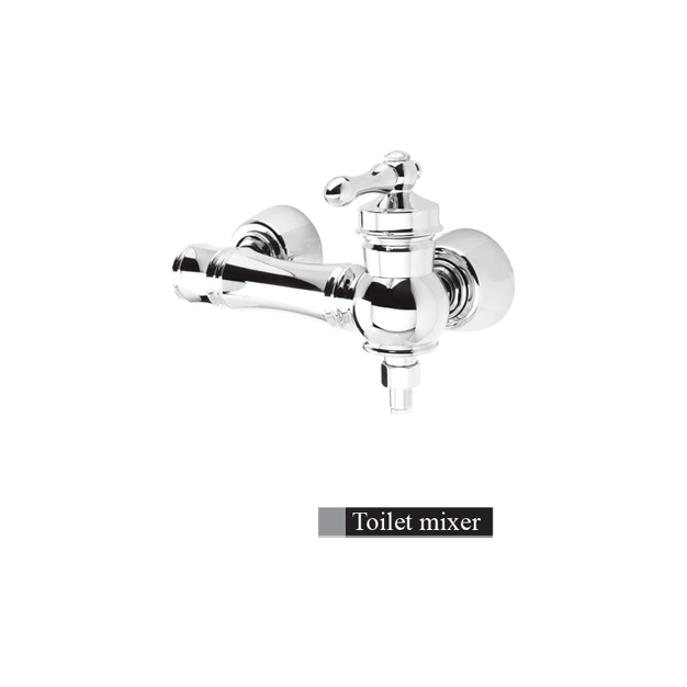 alvand toilet faucet, Venus chrome model ست شیرآلات الوند مدل ونوس کروم - Image 5