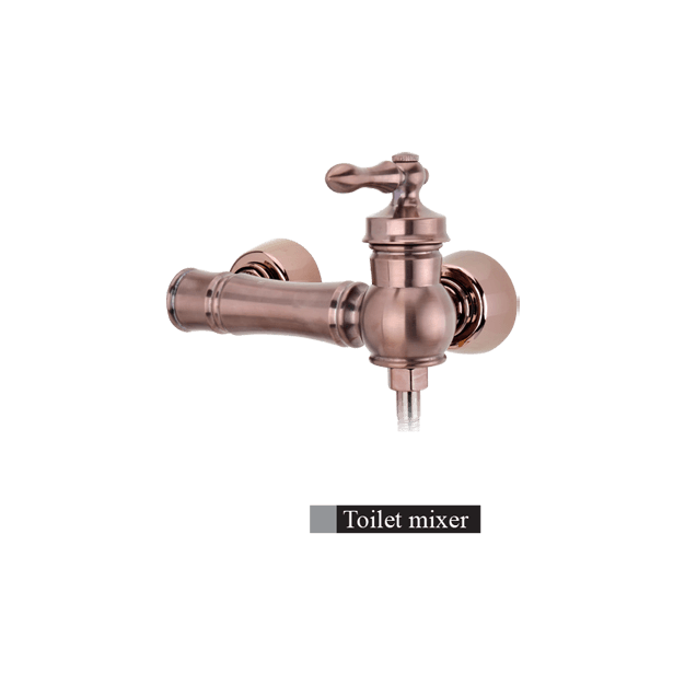 alvand toilet faucet Venus rose gold model شیر توالت الوند مدل ونوس رزگلد