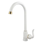 شیر آشپزخانه کسری مدل رابین سفید‌طلایی