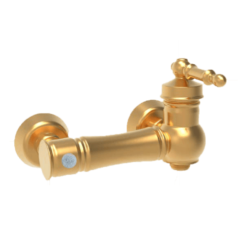 Brilliant-toilet-faucet-maroon-model-matte-gold شیر توالت برلیان مدل مارون طلایی مات