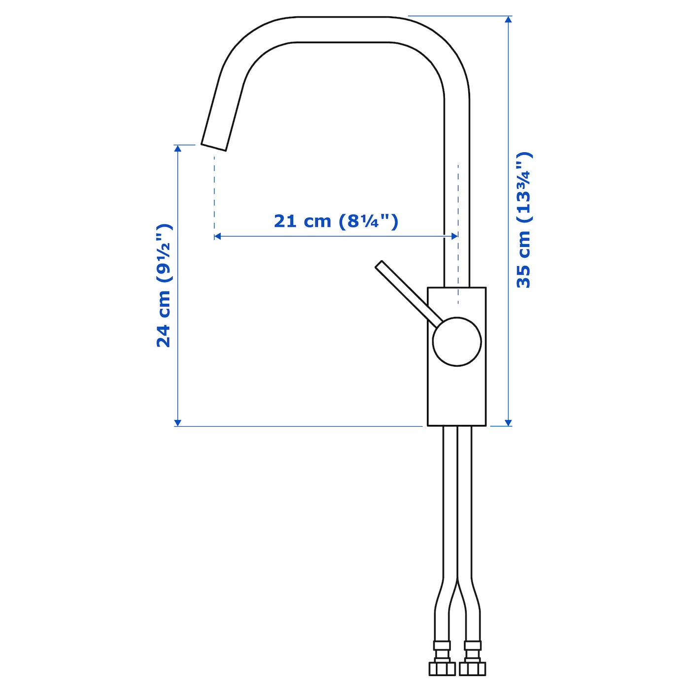 IKEA ÄLMAREN kitchen faucet model4 شیر آشپزخانه ایکیا مدل ÄLMAREN