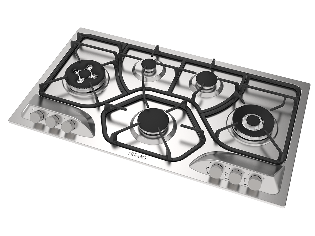 Murano built-in gas stove model HN-513 اجاق گاز توکار مورانو مدل HN-513