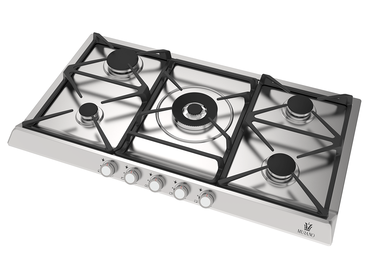 Murano built-in gas stove model HS 581ITI اجاق گاز توکار مورانو مدل HS 581ITI