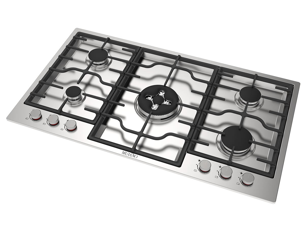Murano built-in gas stove model HS523 اجاق گاز توکار مورانو مدل HS523