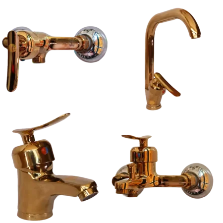 ست شیرآلات برلیان مدل چکاوک طلا