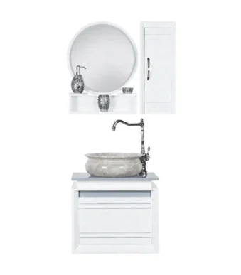 روشویی کابینتی تجسم مدل پاتریس نقره ای