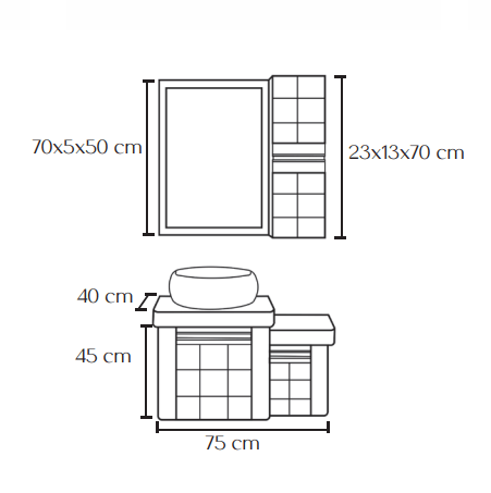 Tajasom cabinet washbasin, double eagle model, antique روشویی کابینتی تجسم مدل ایگل دوبل آنتیک
