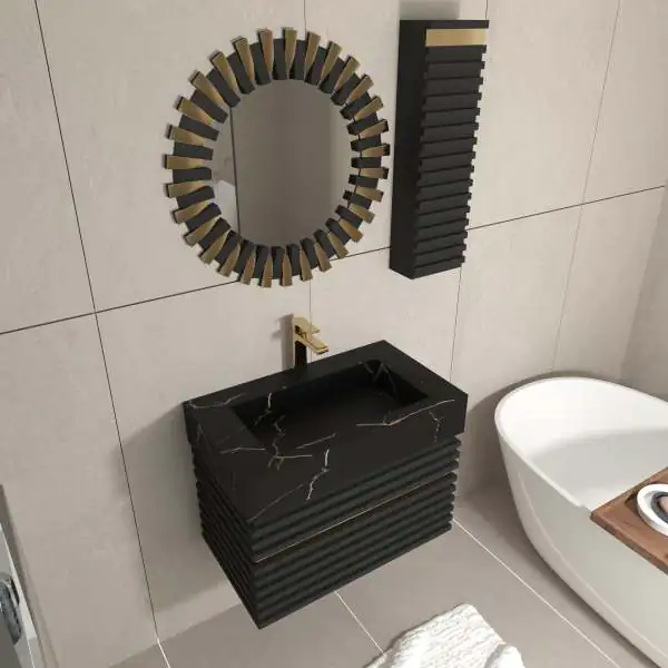 Tajasom cabinet washbasin, emerald model3 روشویی کابینتی تجسم مدل زمرد